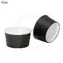 Black - 12oz White Paper Soup Cup 500/ctn