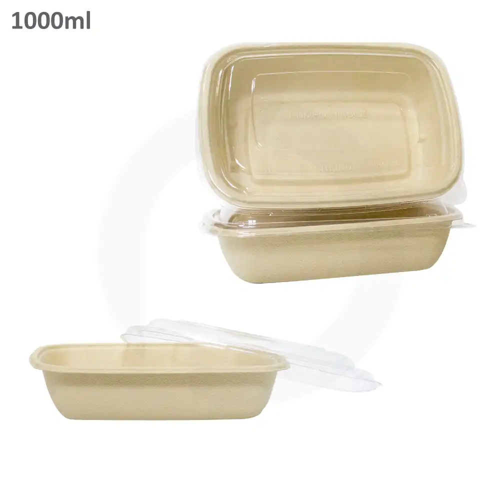 1000ml Bagasse Sugarcane Food Bowl 300/ctn