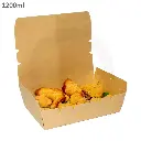 1200ml A Kraft Paper Lunch Box 200 ctn