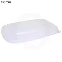 230mm PP Plastic Sugarcane Bowl Lid 300/ctn