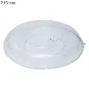 215mm PET Plastic Sugarcane Bowl Lid 300/ctn