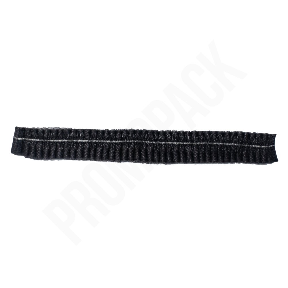 Black Single Elastic Non-Woven Hair Cap 1000/ctn