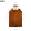 200ml A Cold Brew Glass Bottle Silver Alu Cap 50/Ctn