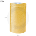 150g Kraft Stand Up Ziplock Bag 400/ctn