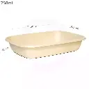 750ml Bagasse Sugarcane Food Bowl 300/ctn