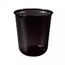 12oz Black PET Plastic U Shape Cup 1000/ctn 