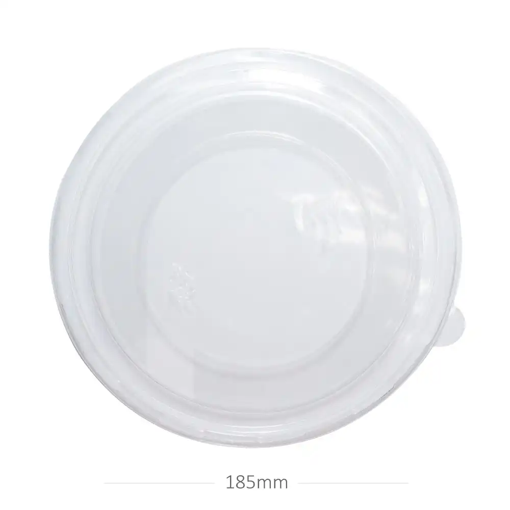 185mm PET Plastic Salad Bowl Lid 300/ctn
